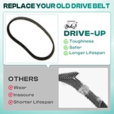 golf cart clutch drive belt